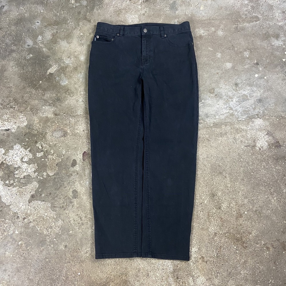 Vintage 90s Lauren Jeans Co Ralph Lauren Pants Women's Size 10 Black Denim